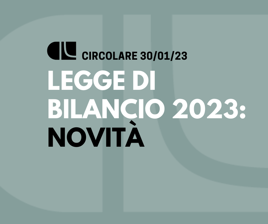 legge di bilancio 2023 novità