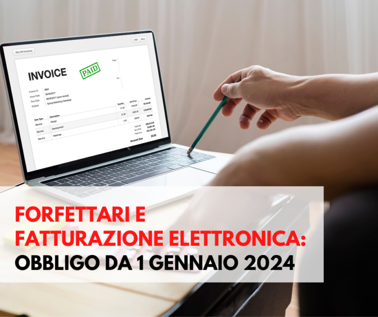 Fatturazione elettronica e regime forfettario