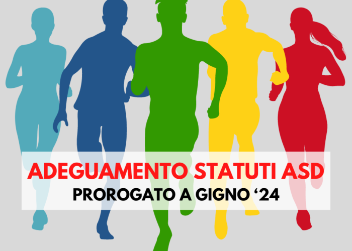 adeguamento statuti associazioni sportive dilettantistiche