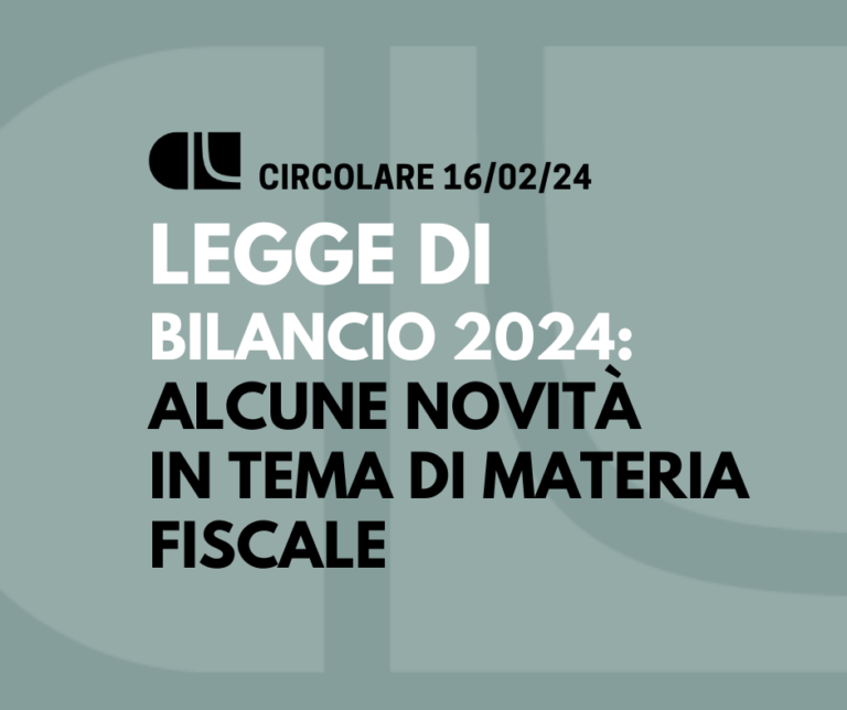 legge di bilancio 2024