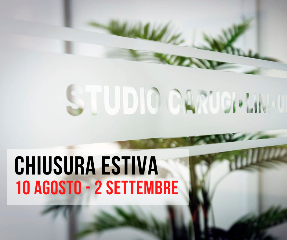 chiusura estiva
