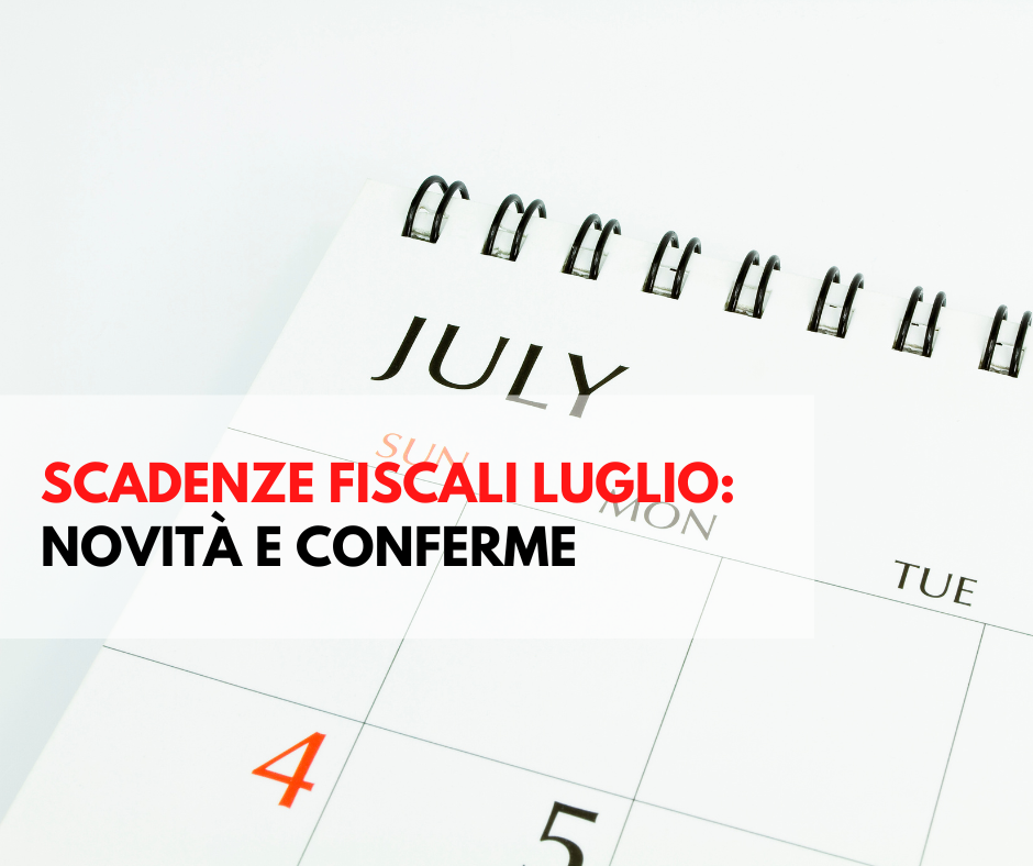 scadenze fiscali di luglio