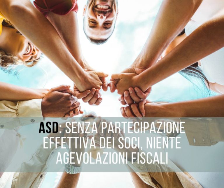 associazioni sportive dilettantistiche