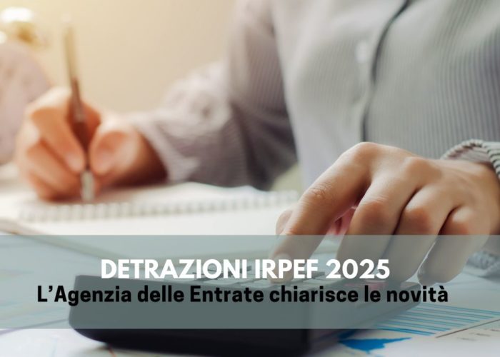 Detrazioni Irpef 2025