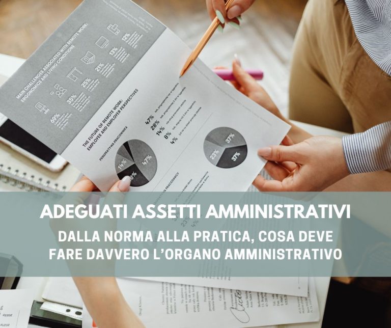 adeguati assetti amministrativi adeguati assetti amministrativi