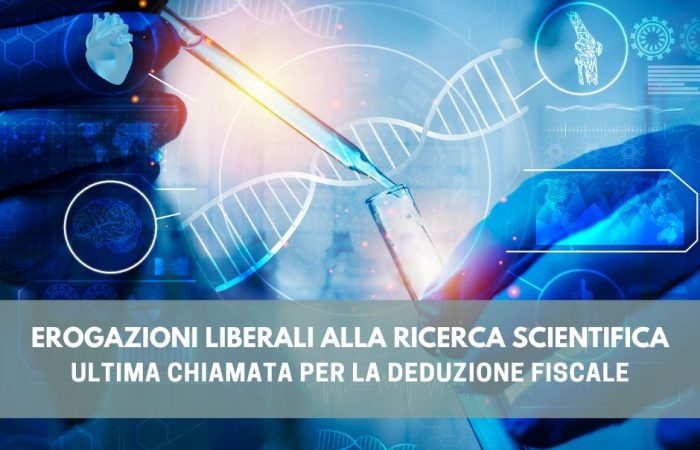deduzione fiscale donazioni ricerca scientifica