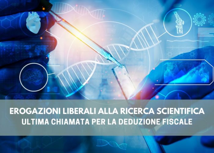 deduzione fiscale donazioni ricerca scientifica