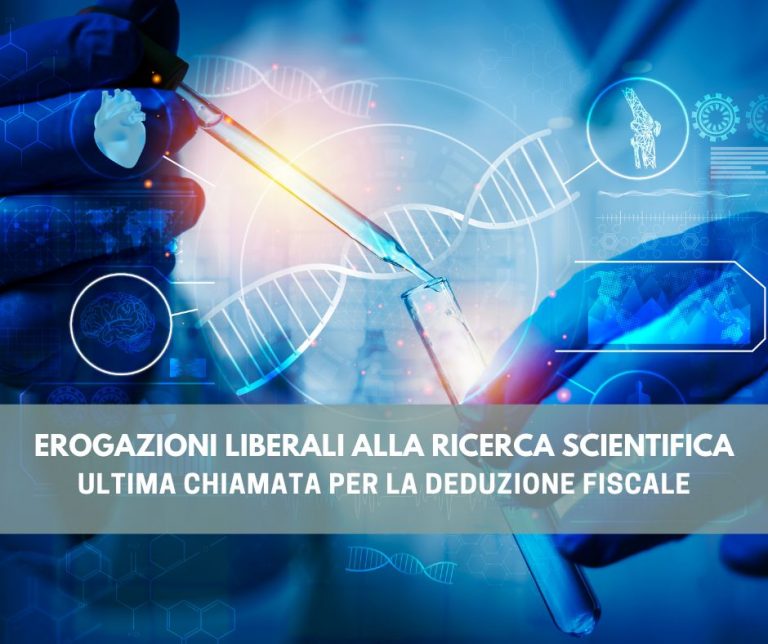 deduzione fiscale donazioni ricerca scientifica