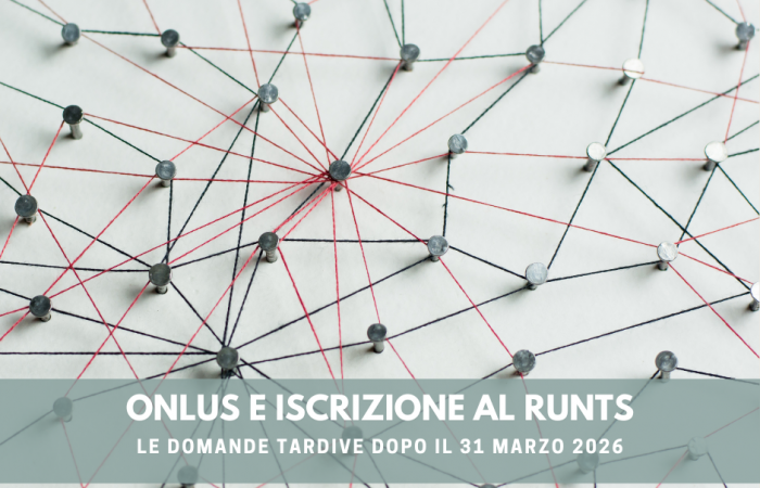 ONLUS e iscrizione al RUNTS