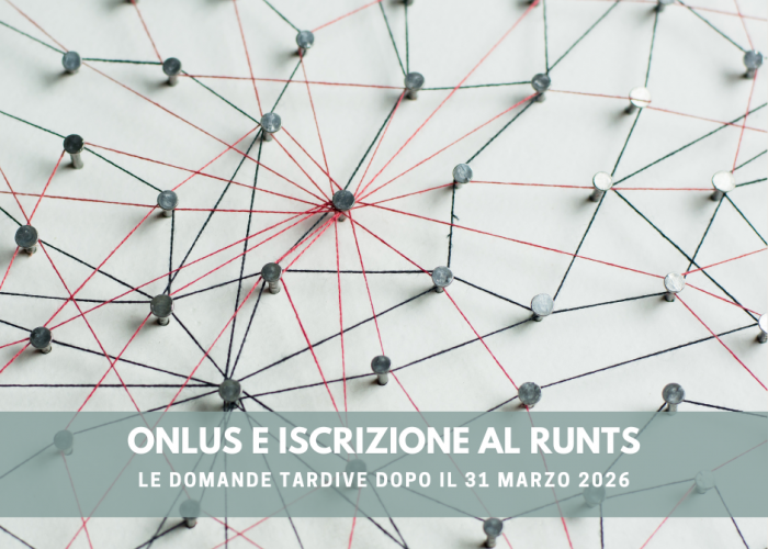 ONLUS e iscrizione al RUNTS