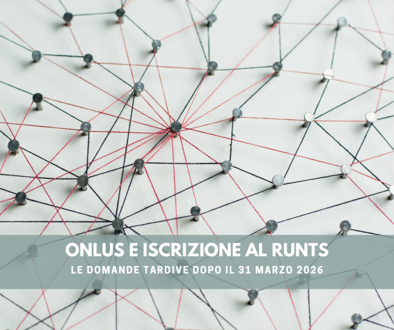 ONLUS e iscrizione al RUNTS ONLUS e iscrizione al RUNTS
