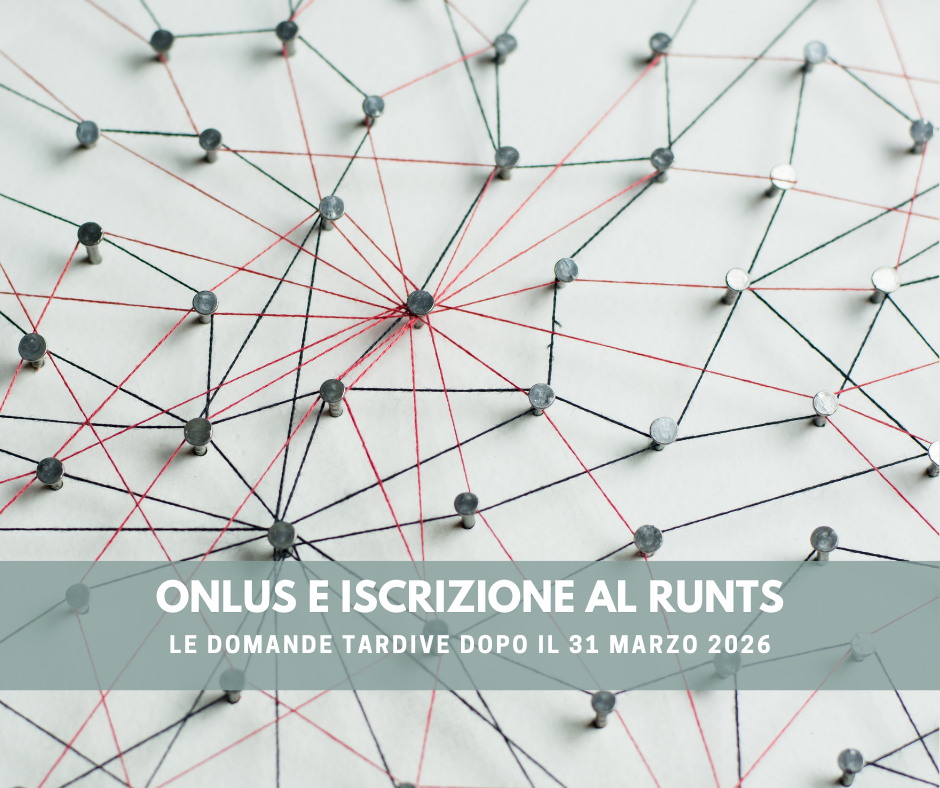 ONLUS e iscrizione al RUNTS