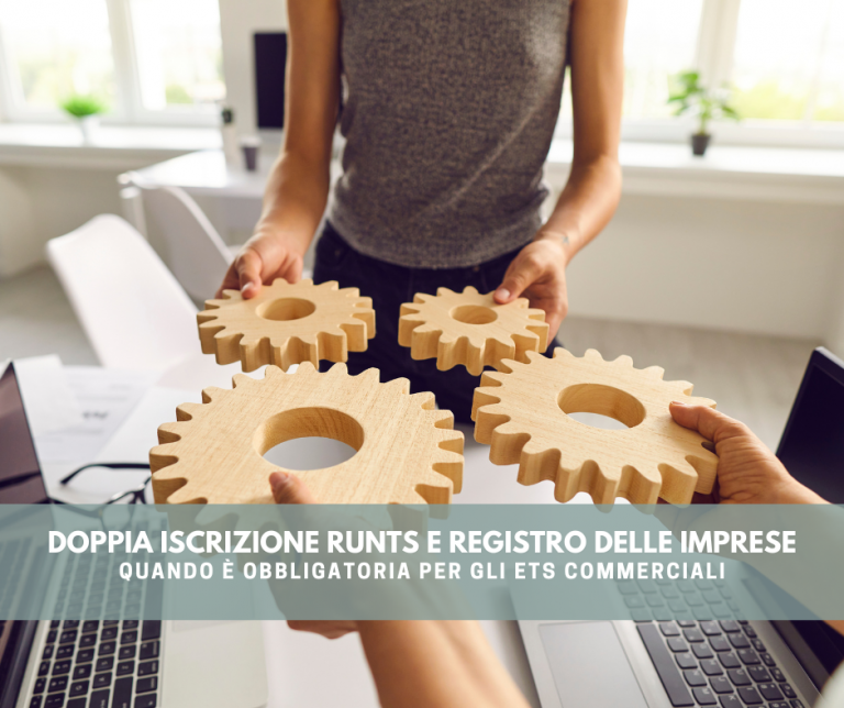 doppia iscrizione RUNTS e Registro delle imprese doppia iscrizione RUNTS e Registro delle imprese