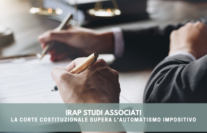 IRAP studi associati