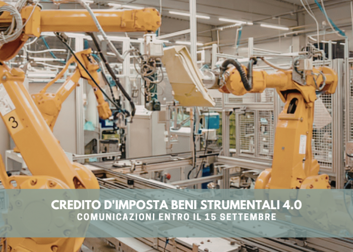 credito d'imposta beni strumentali 4.0