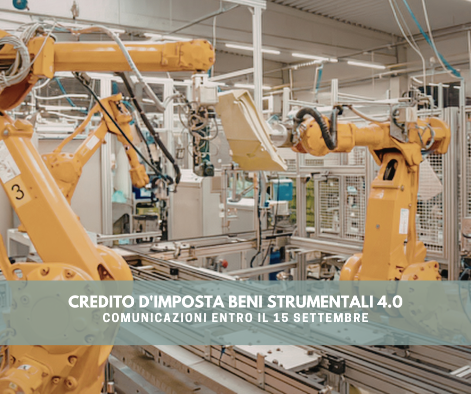 credito d'imposta beni strumentali 4.0
